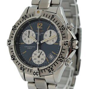 Breitling Men's 38mm Colt Chrono Ocean Blue Dial Chronograph SS Watch